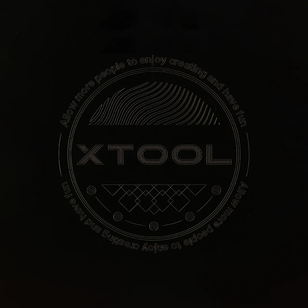Brushed Black Metal Bookmark test grid