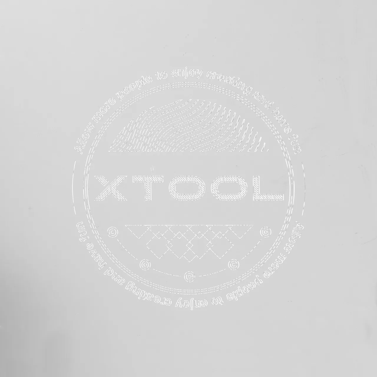 1/8"(3mm) Silver Mirror Acrylic test grid