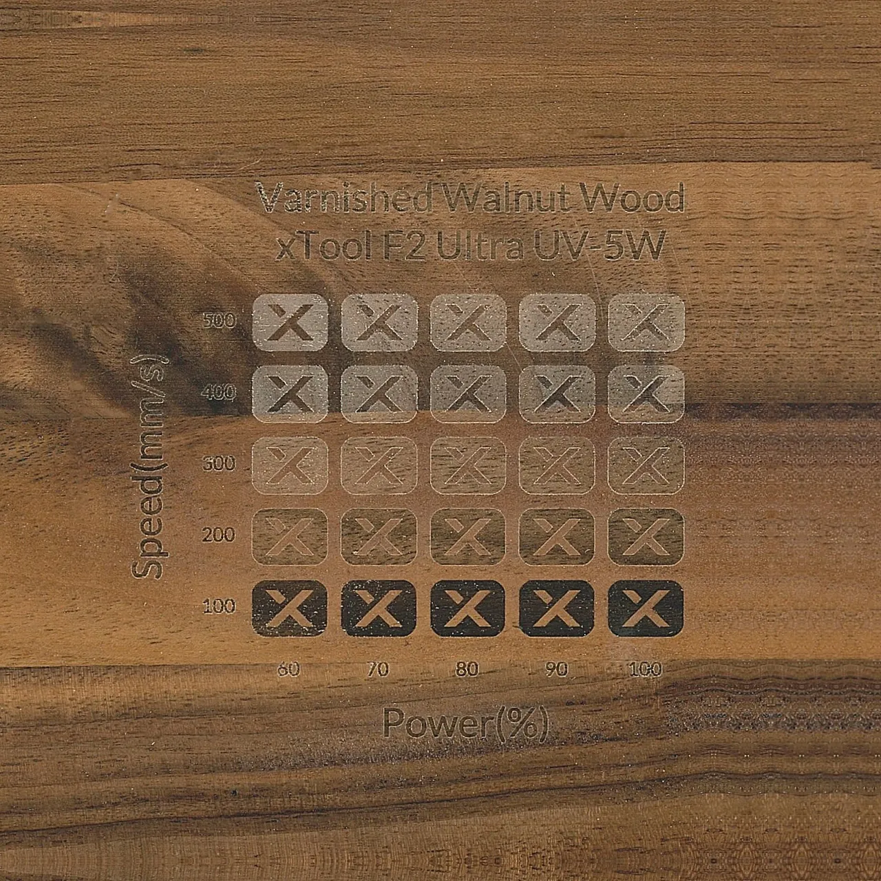 Walnut Wooden Business Card Holder test grid