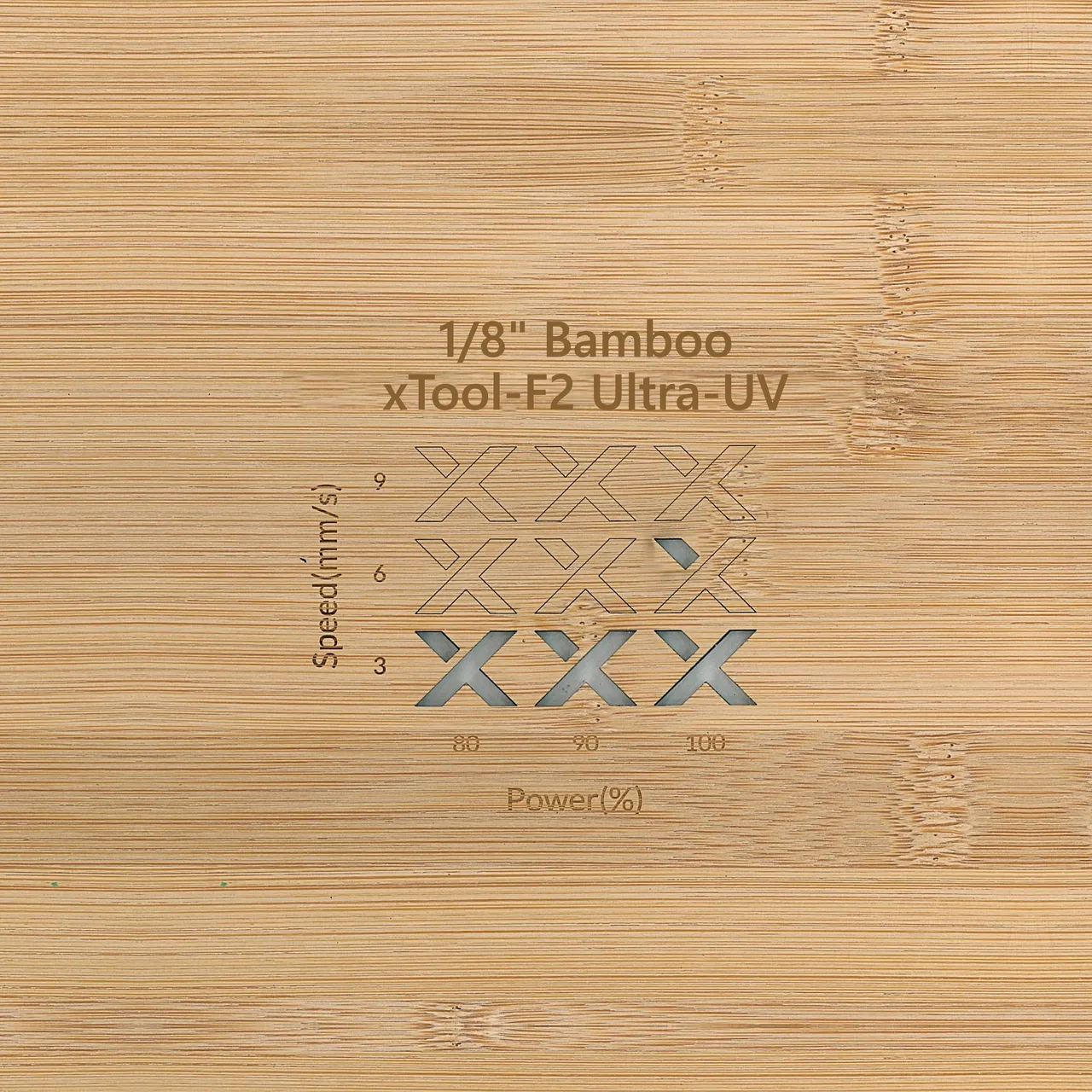 1/8"(3mm) Bamboo test grid