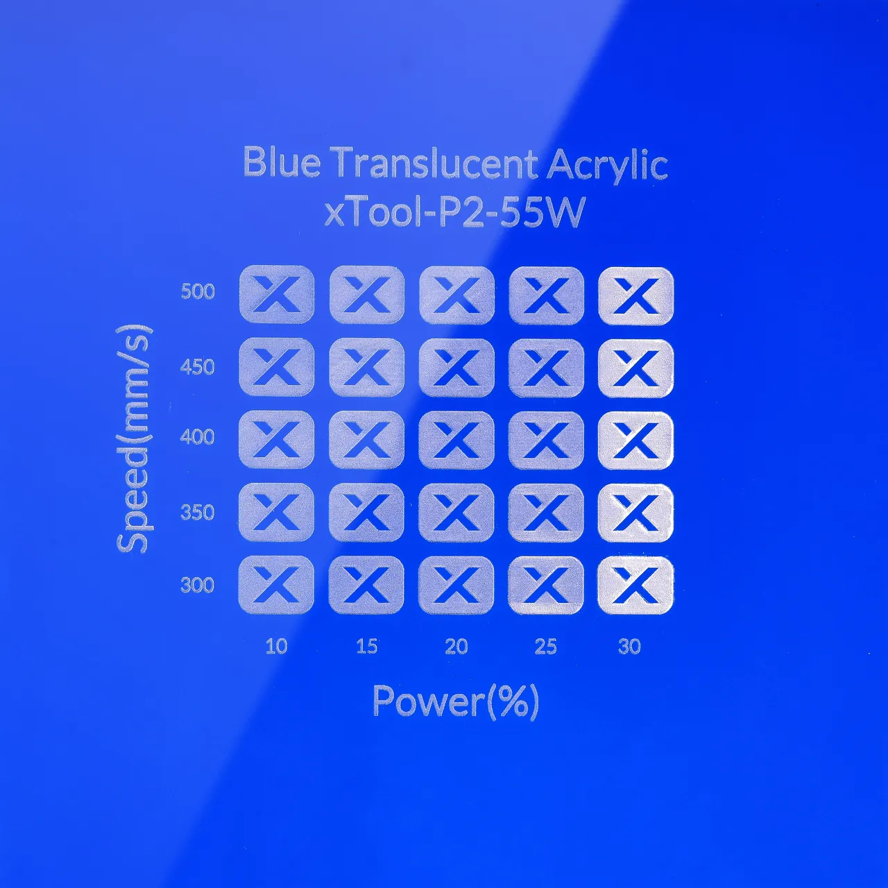 1/8"(3mm) Blue Translucent Acrylic
