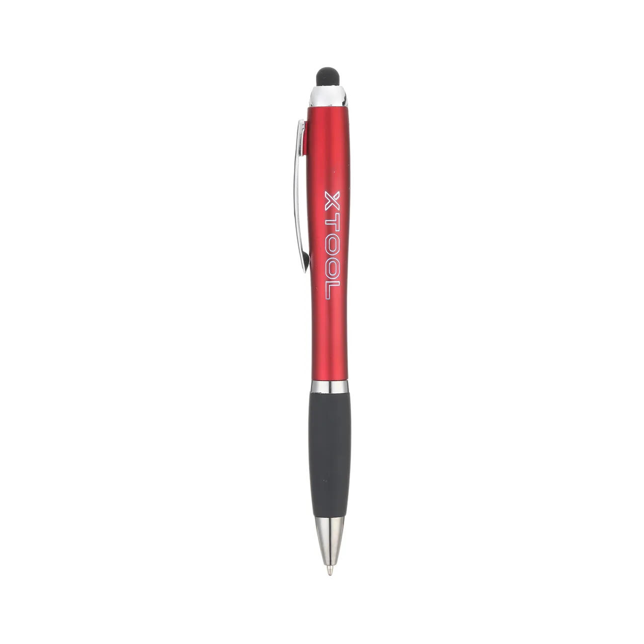 Red Stylus Ballpoint Pens With LED Light test grid