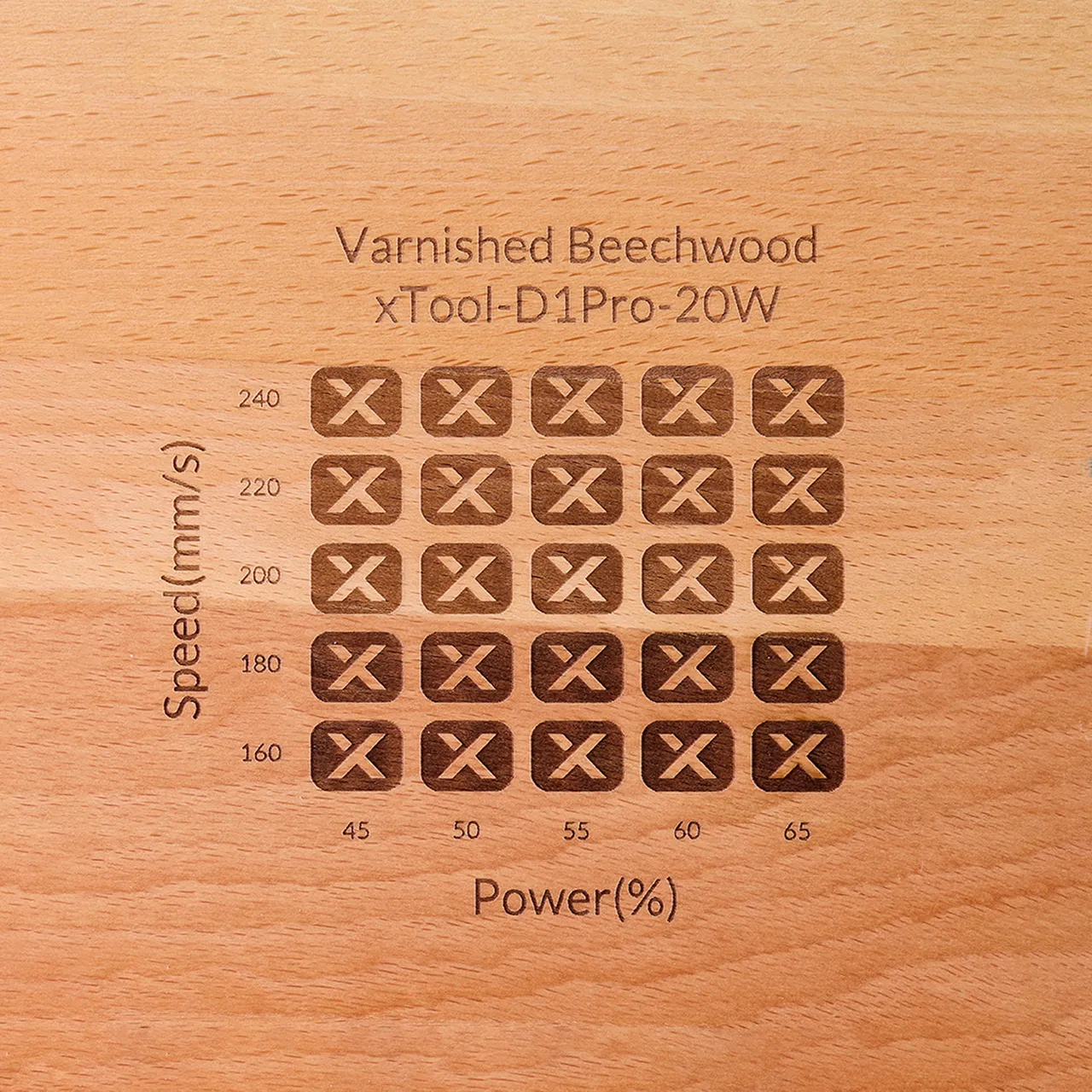 Wooden Phone Stand test grid