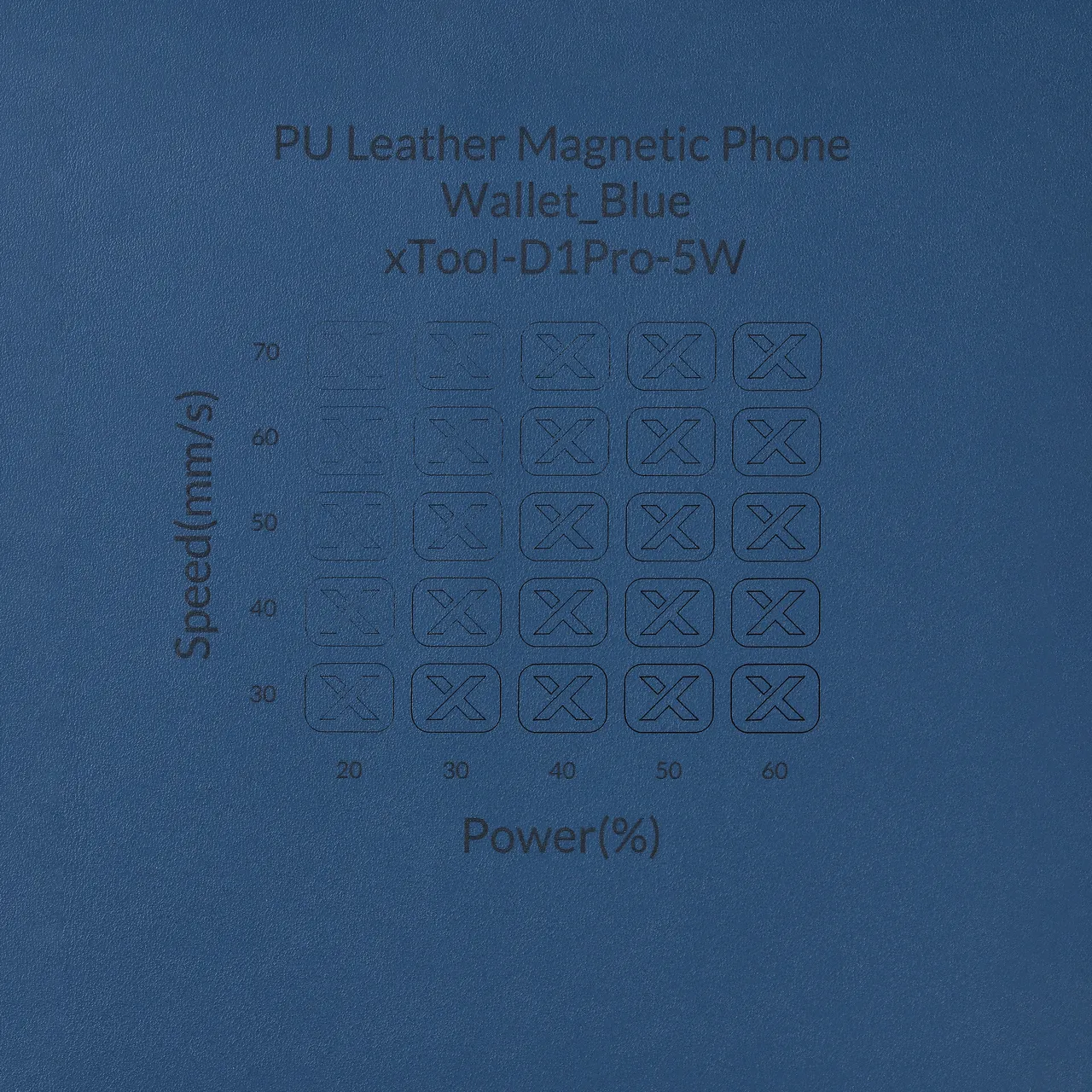 Navy PU Leather Keychain for Apple Airtags Holder test grid