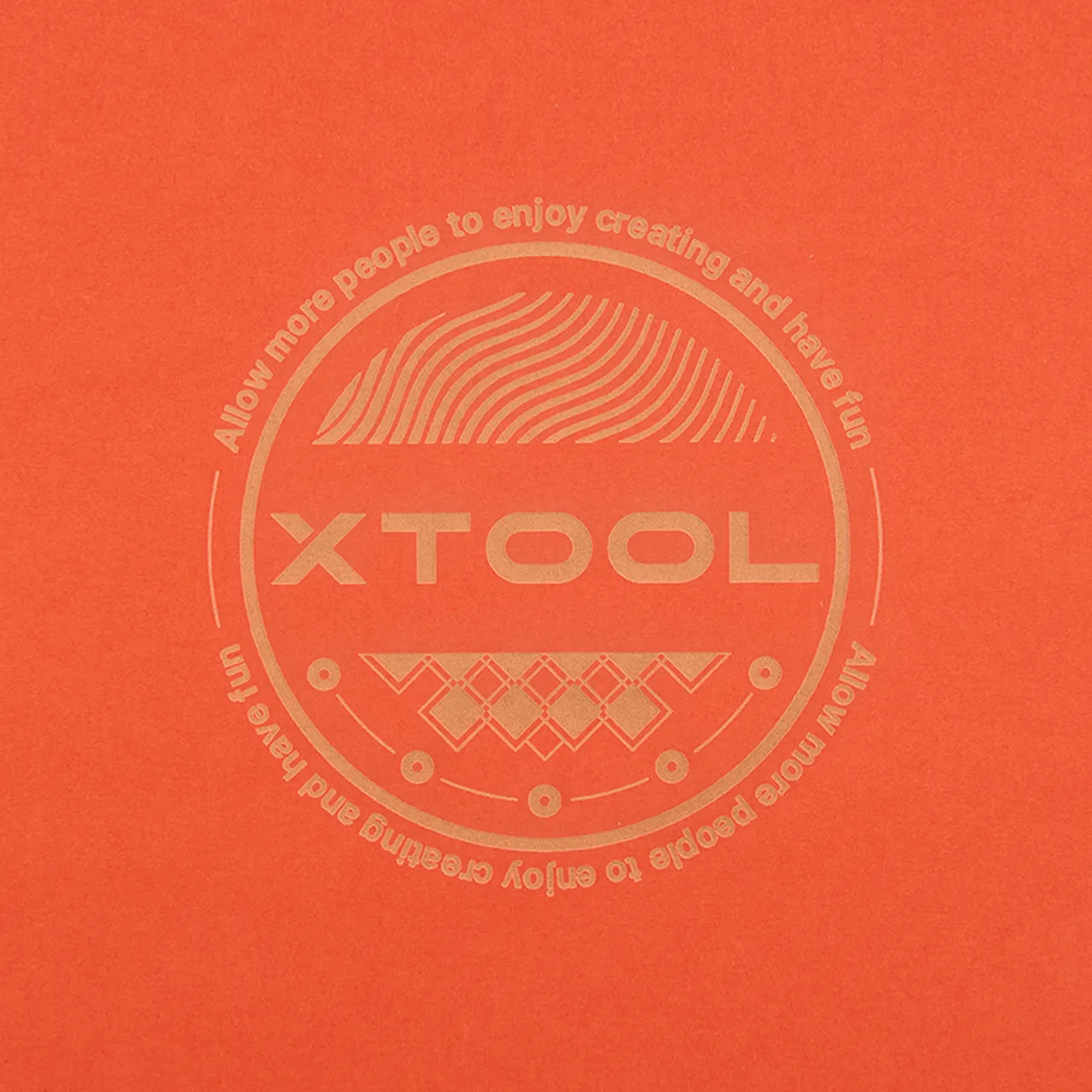Orange Cardstock-9oz(300g) test grid