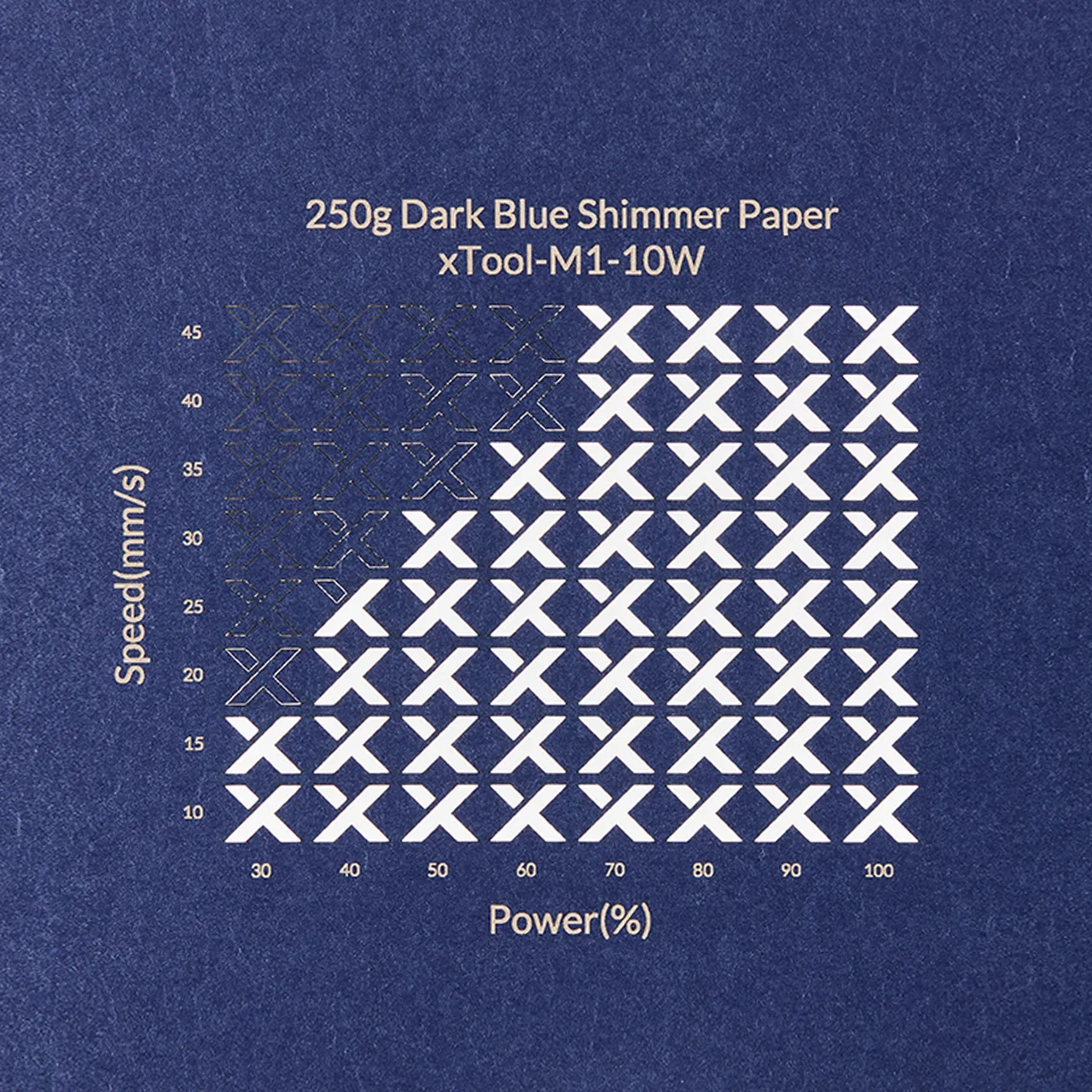 Dark Blue Shimmer Paper-7oz(250g) test grid