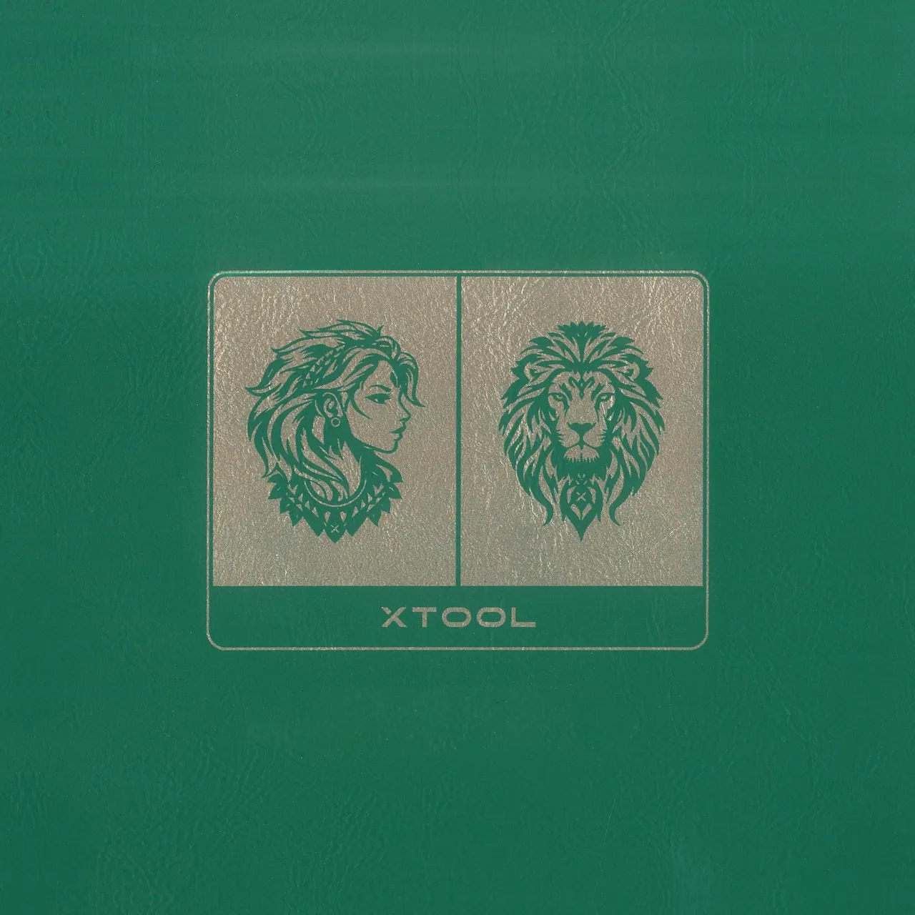 Green to Gold Laserable PU Notebook test grid