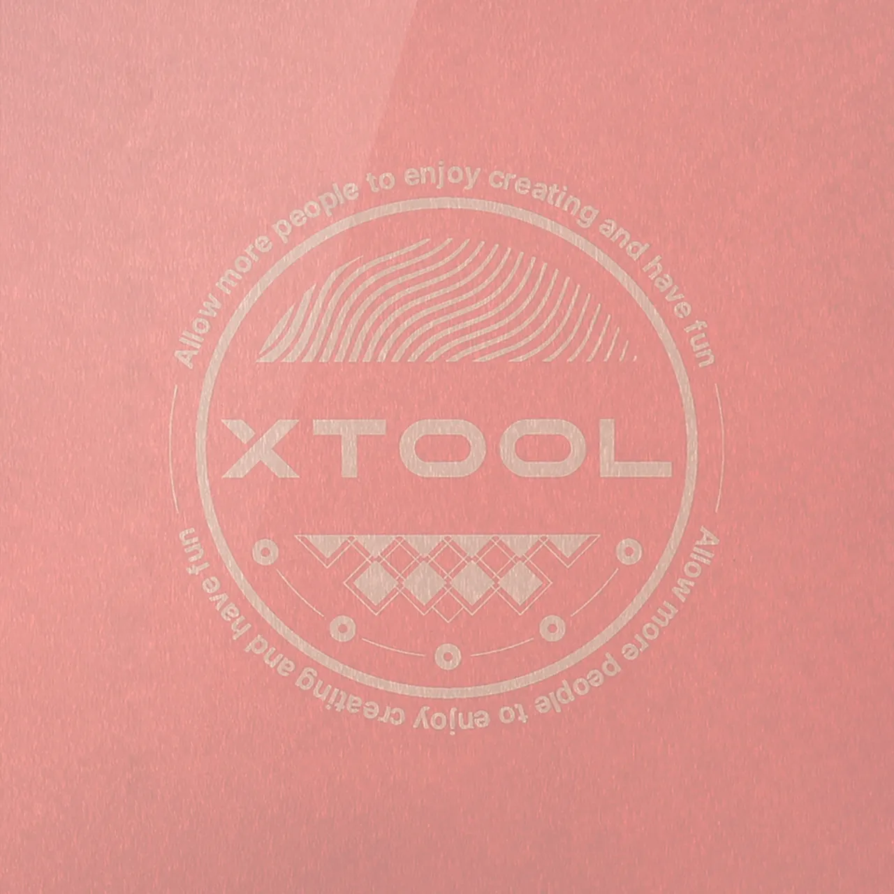 Rose Gold Metal Business Cards test grid