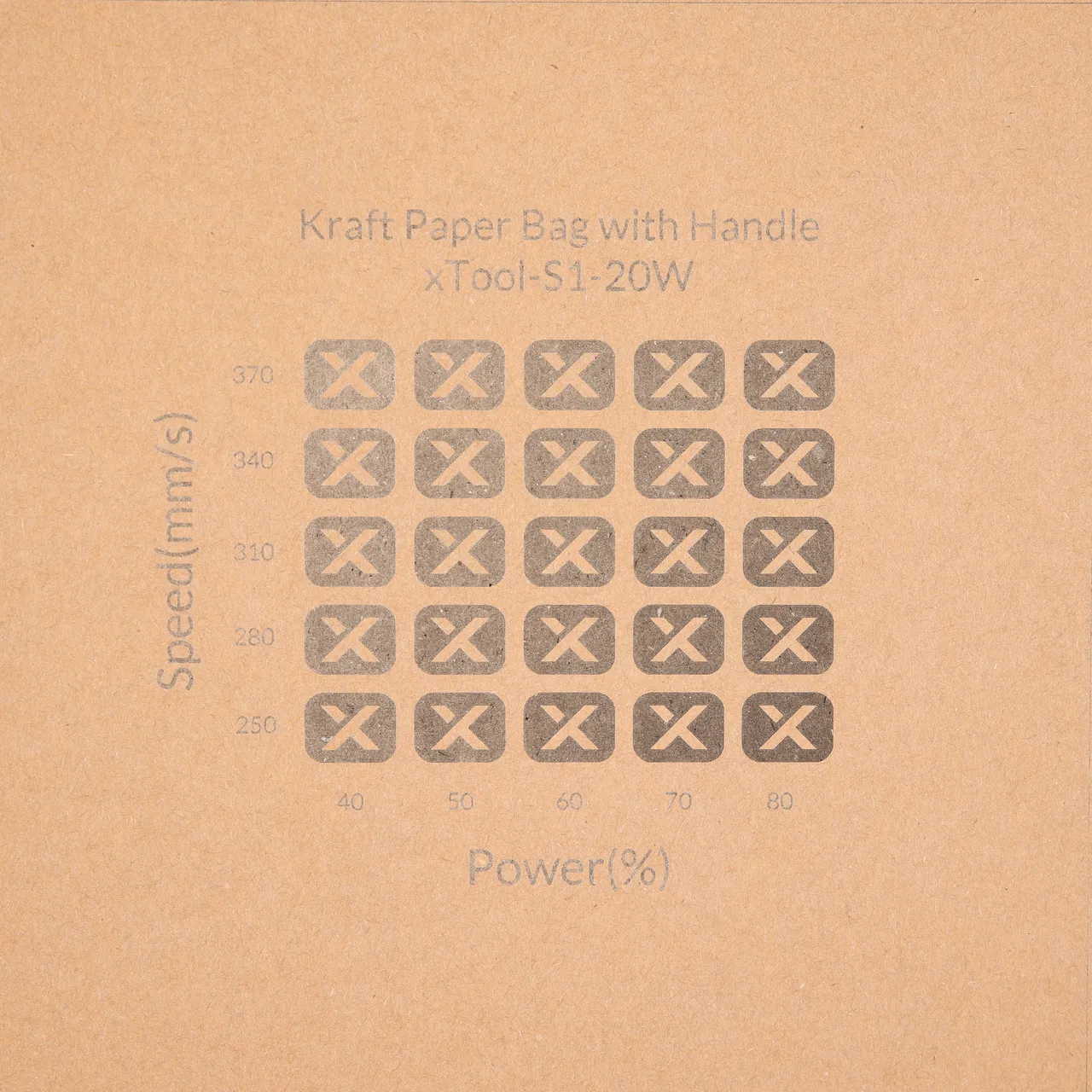 Kraft Paper-7oz(250g) test grid