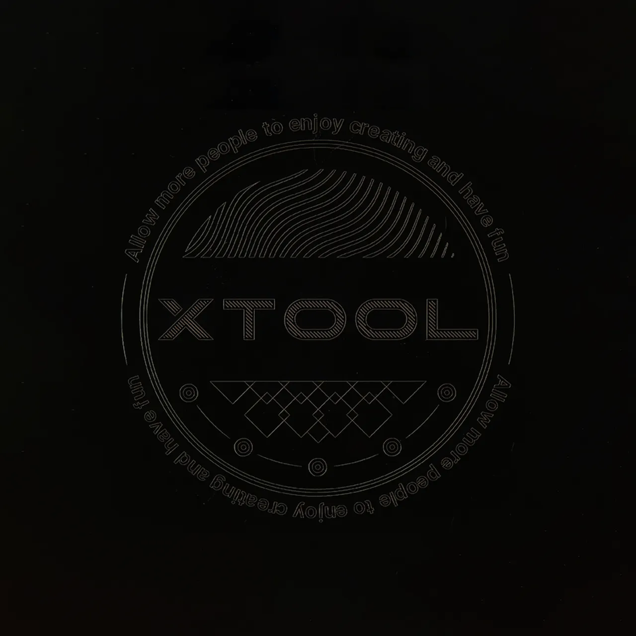 Brushed Black Metal Bookmark test grid