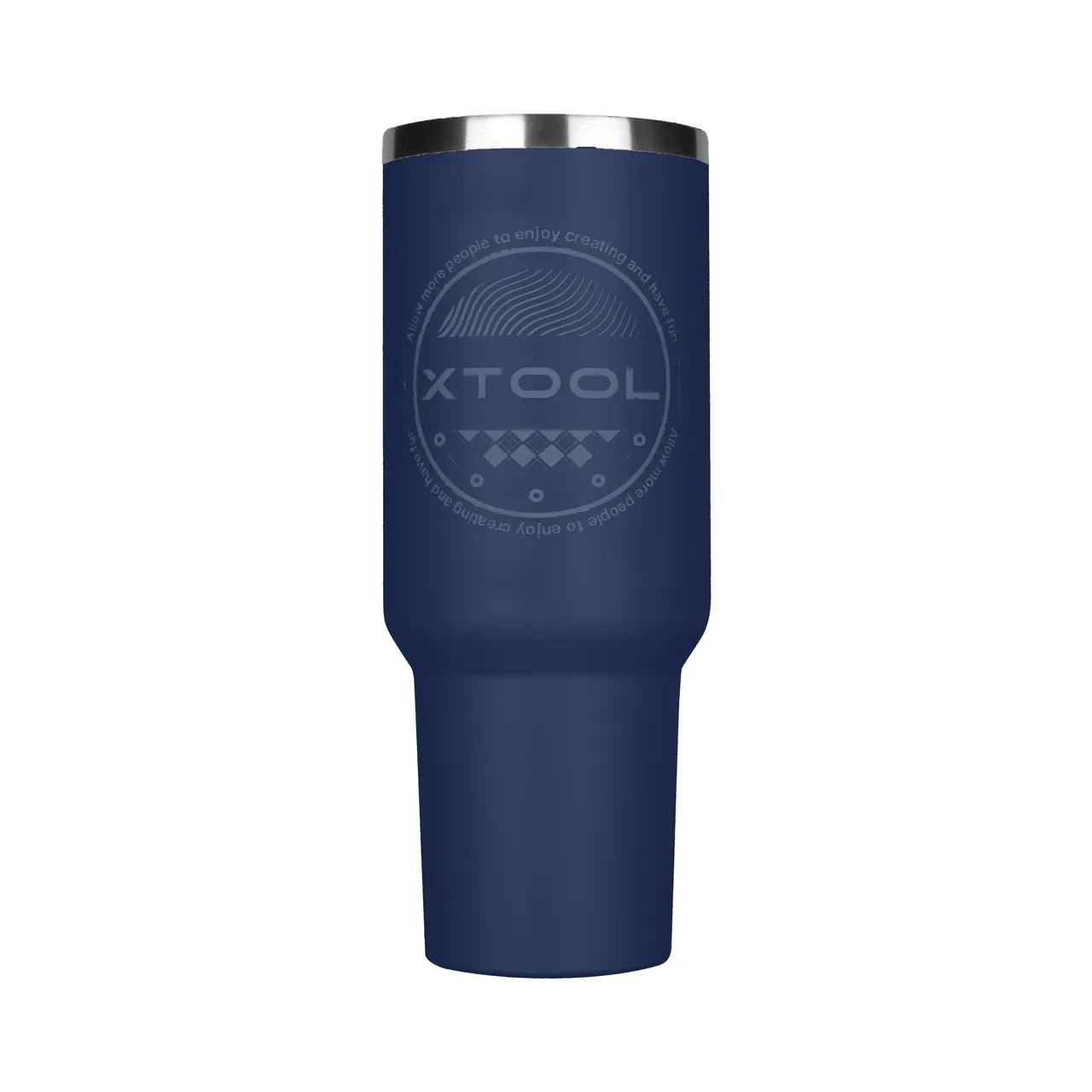 20oz(600ml) Navy Tumbler kit with Handle test grid