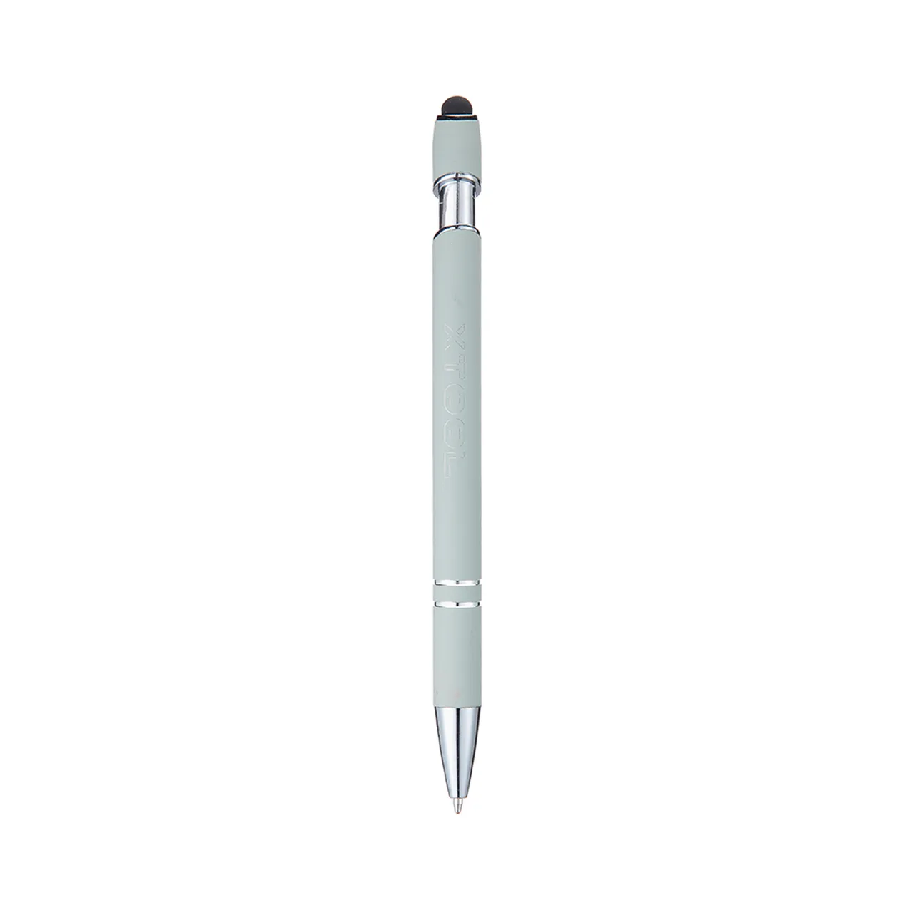 Grey Green Ballpoint Pens with Stylus test grid