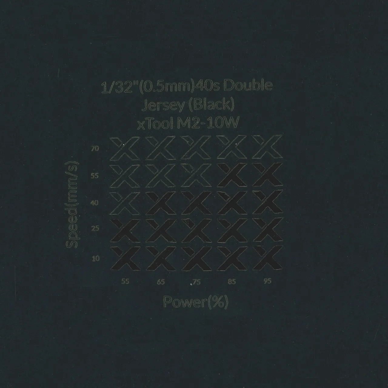 1/32"(0.5mm)40s Double Jersey (Black)