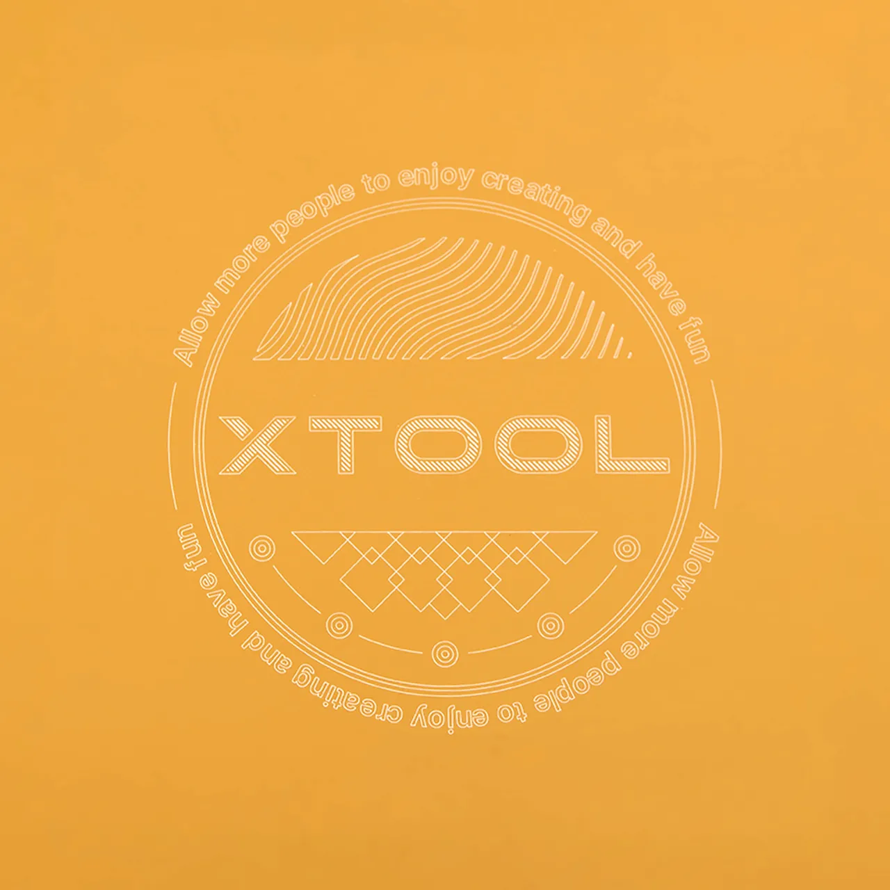 Yellow Anodized Aluminum Bone Dog Tag test grid