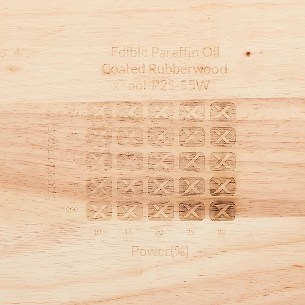 White Marble and Wood Cutting Board test grid