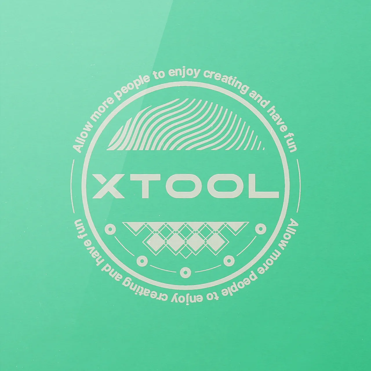 Green Metal Business Card test grid
