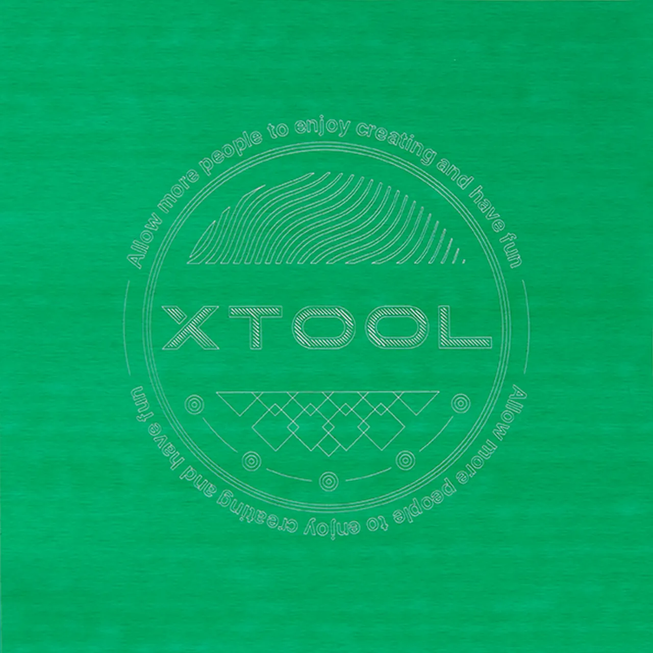 1/64"(0.2mm) Green Coated Aluminum Alloy test grid