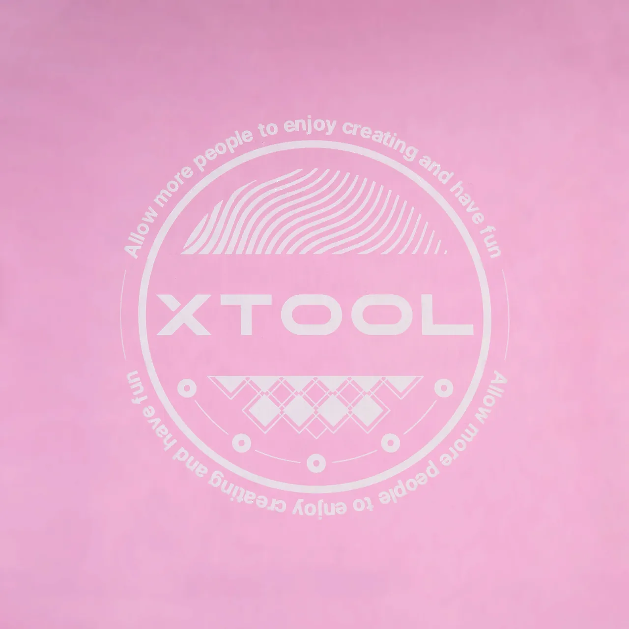Hot Pink Anodized Aluminum Bone Dog Tag test grid