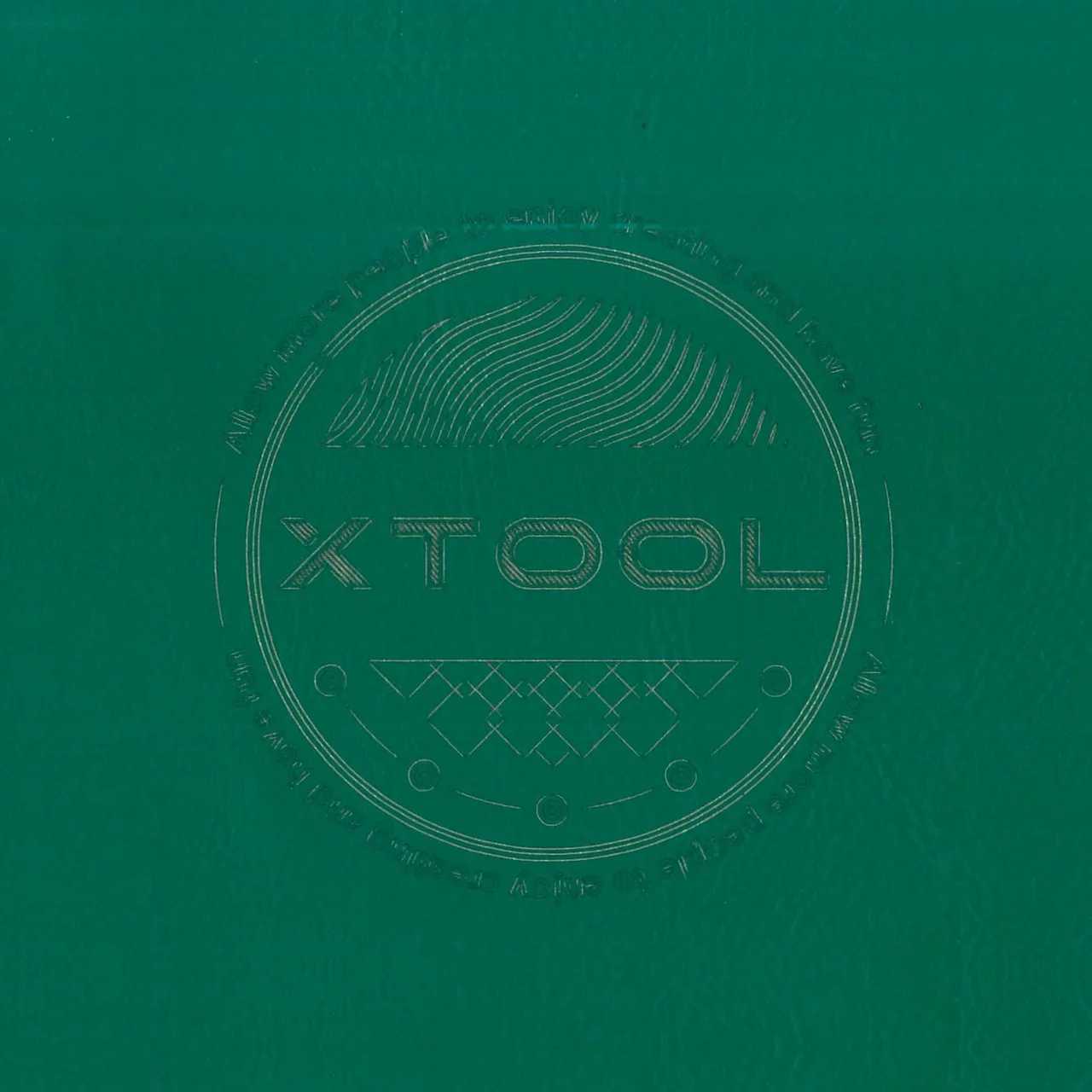 Green to Gold Laserable PU Notebook