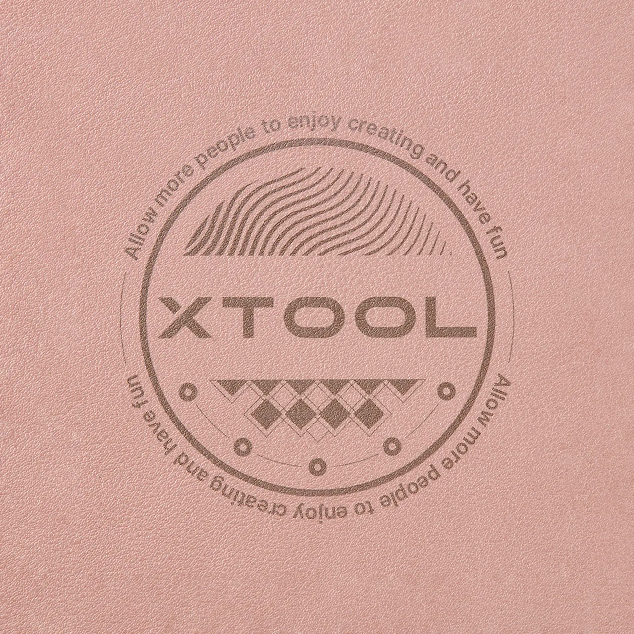 Light Pink PU Leather test grid
