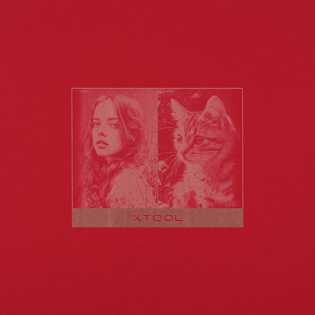 Red Cardstock-9oz(300g) test grid