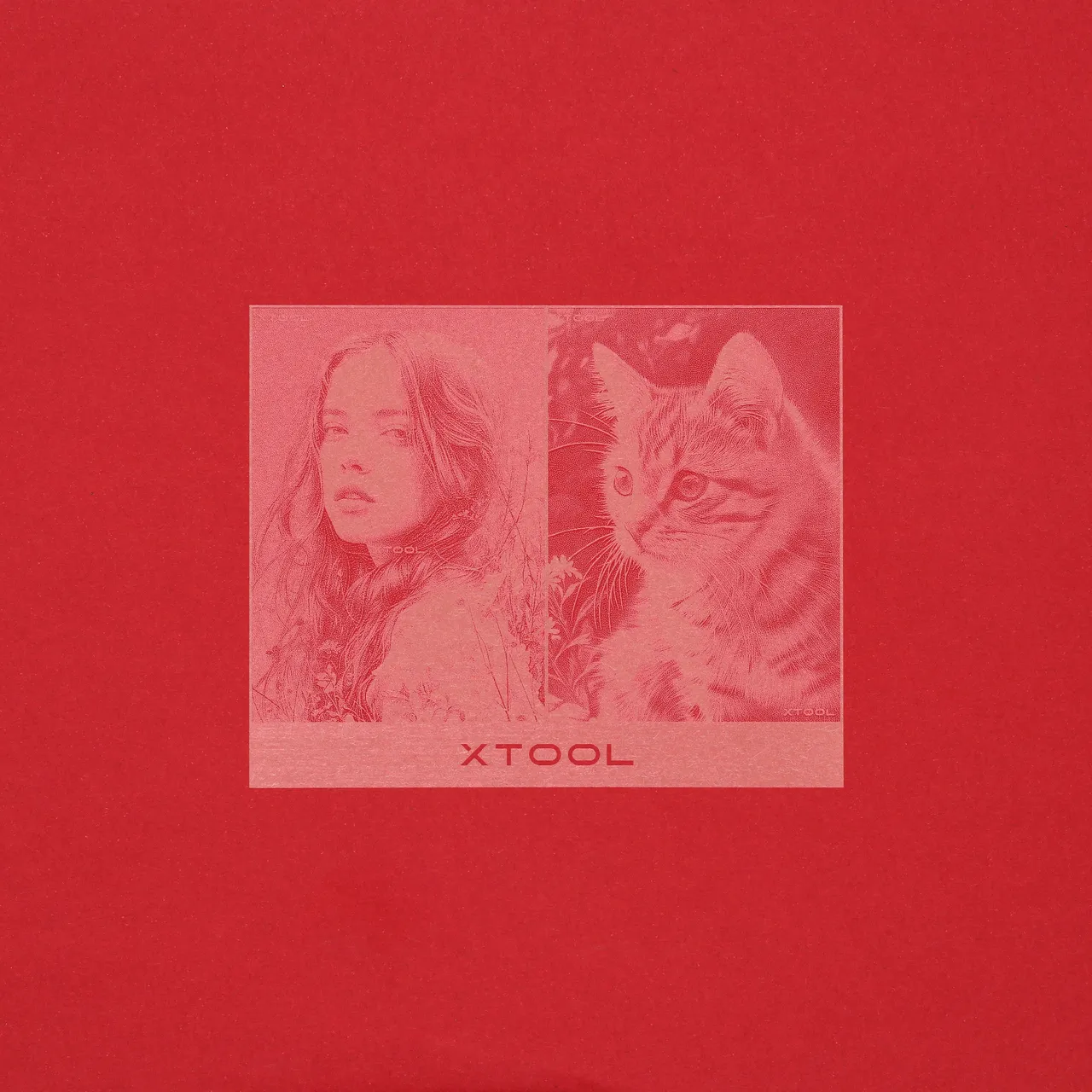Red Cardstock-9oz(300g) test grid
