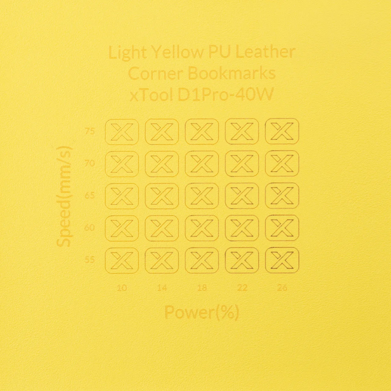 PU Leather Corner Bookmarks_Heart Pale Yellow test grid
