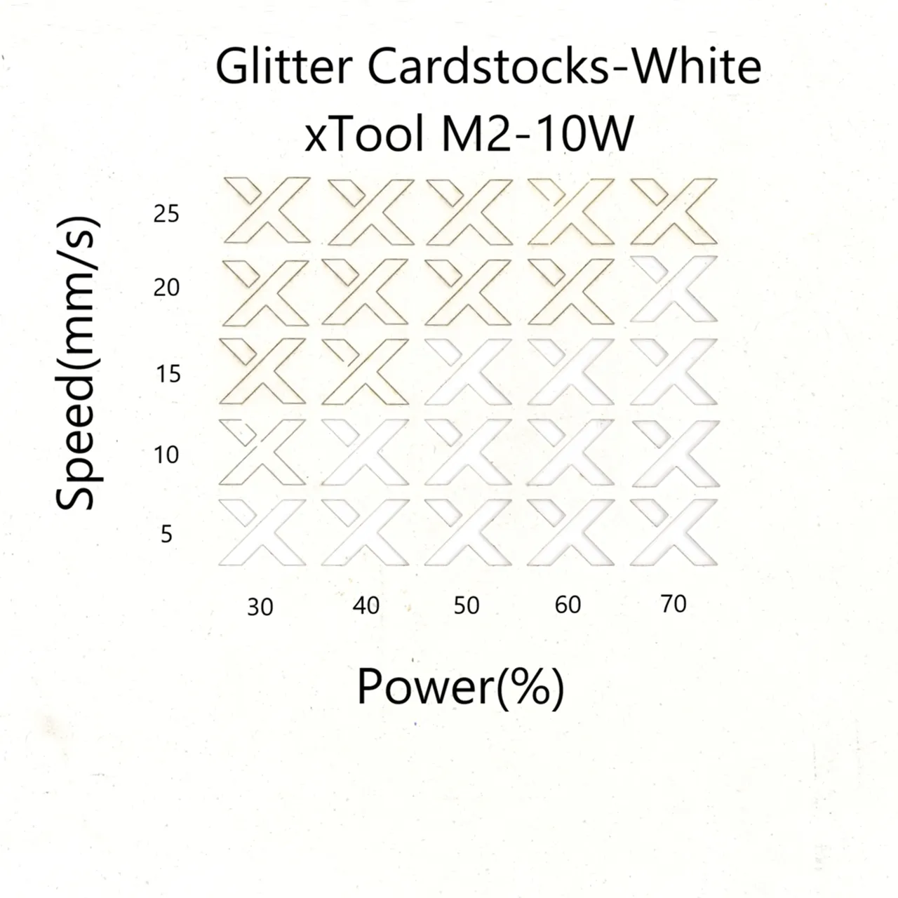 xThings-Glitter Cardstocks(White)-3.6oz(120g)