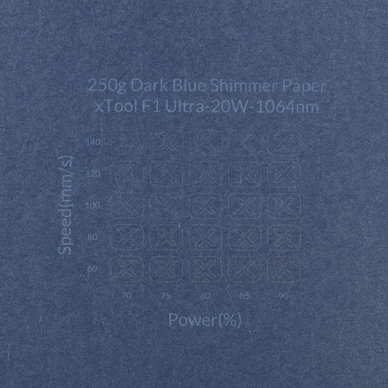 Dark Blue Shimmer Paper-7oz(250g) test grid