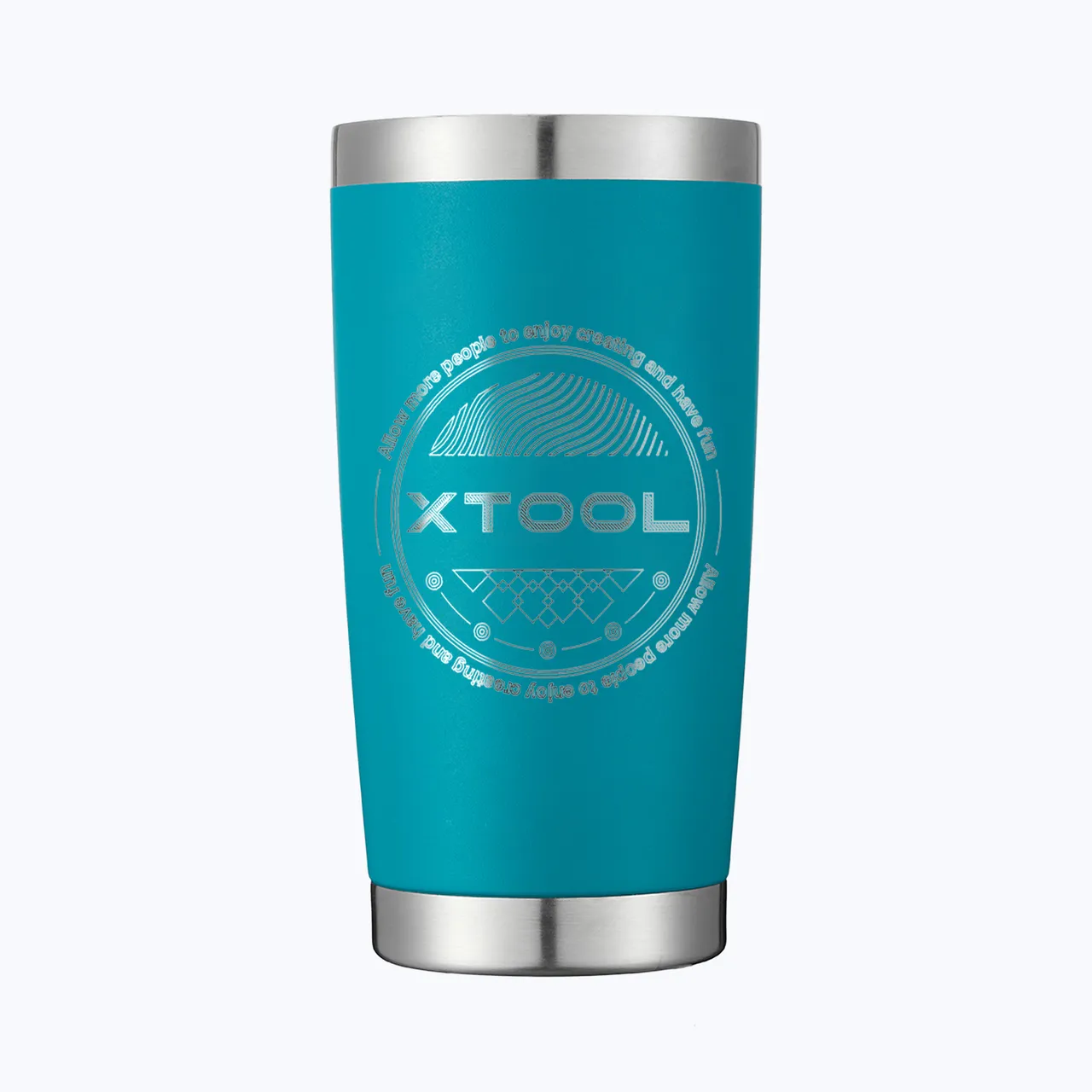 20oz(600ml) River Green Coffee Tumbler for Laser Engraving