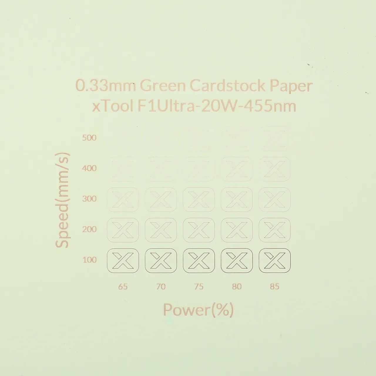 1/77"(0.33mm) Green Cardstock Paper