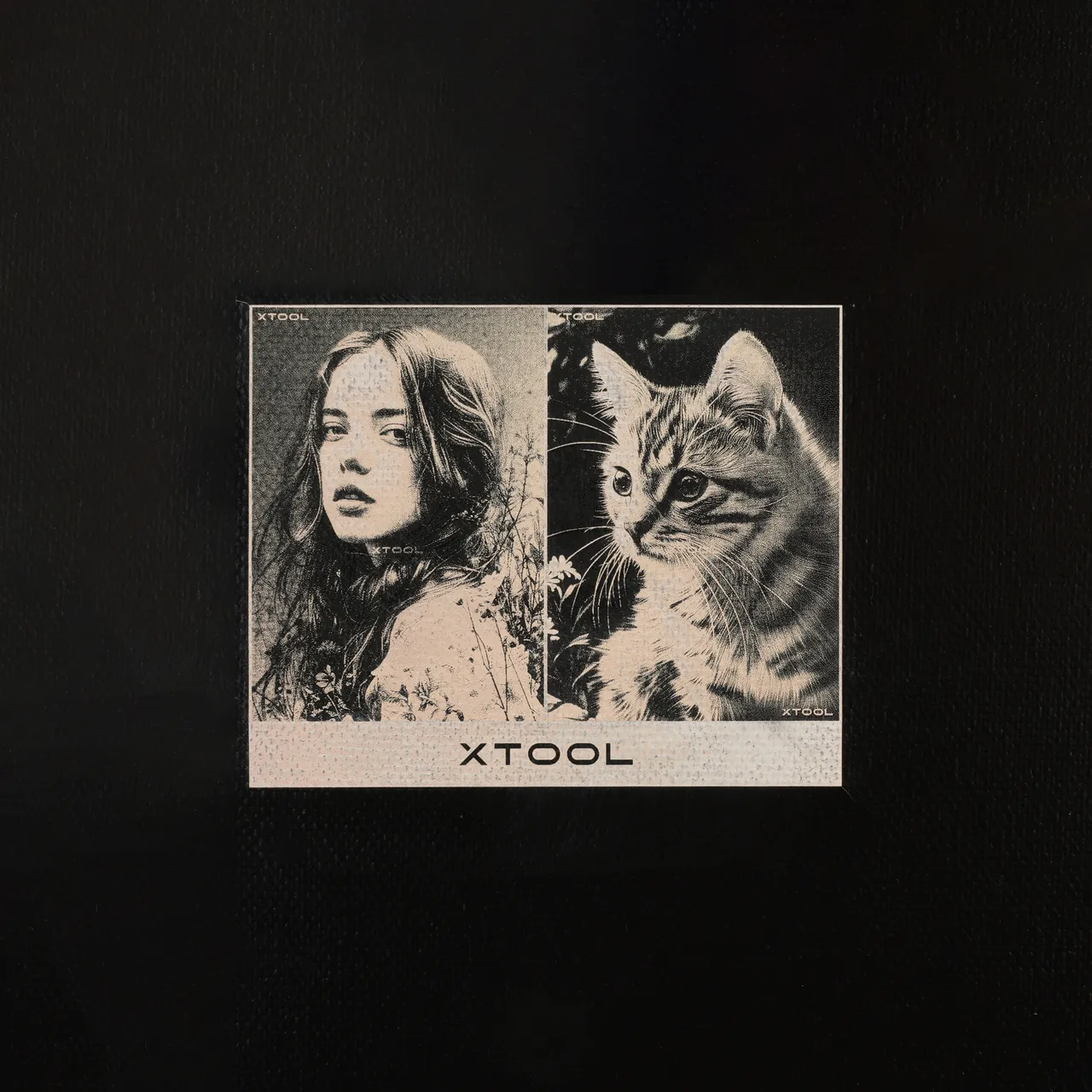 Coated Canvas (White+Black)