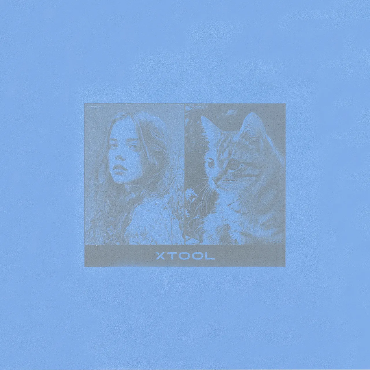 PU Leather Corner Bookmarks_Fan Sky Blue test grid