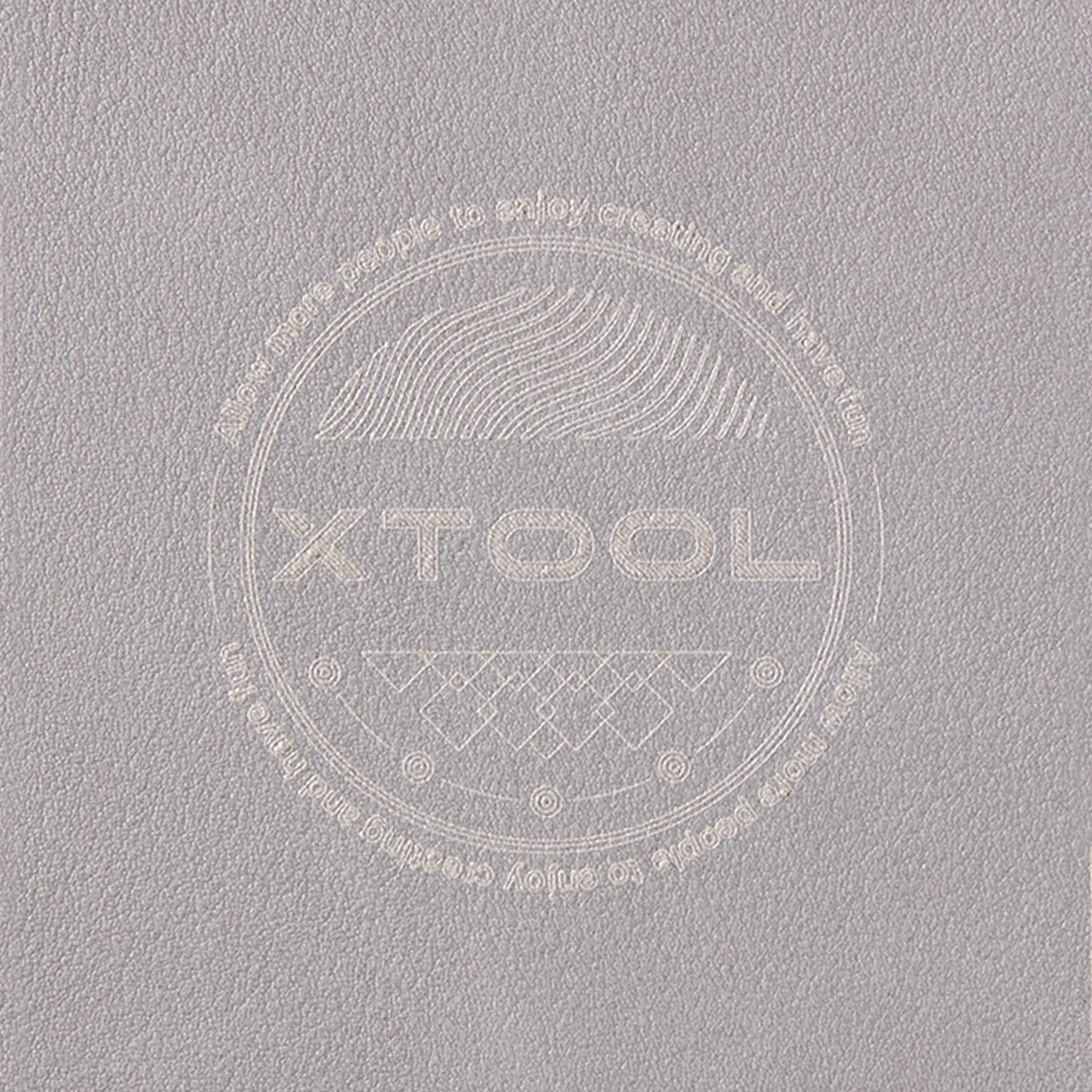 PU Leather Corner Bookmarks_Fan Grey test grid