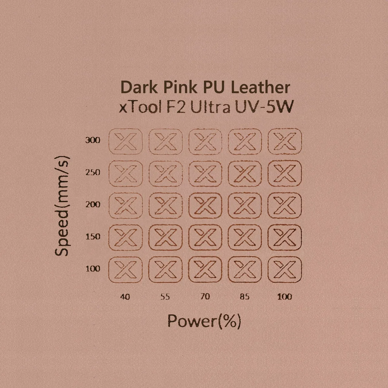PU Leather Corner Bookmarks_Fan Dark Pink test grid