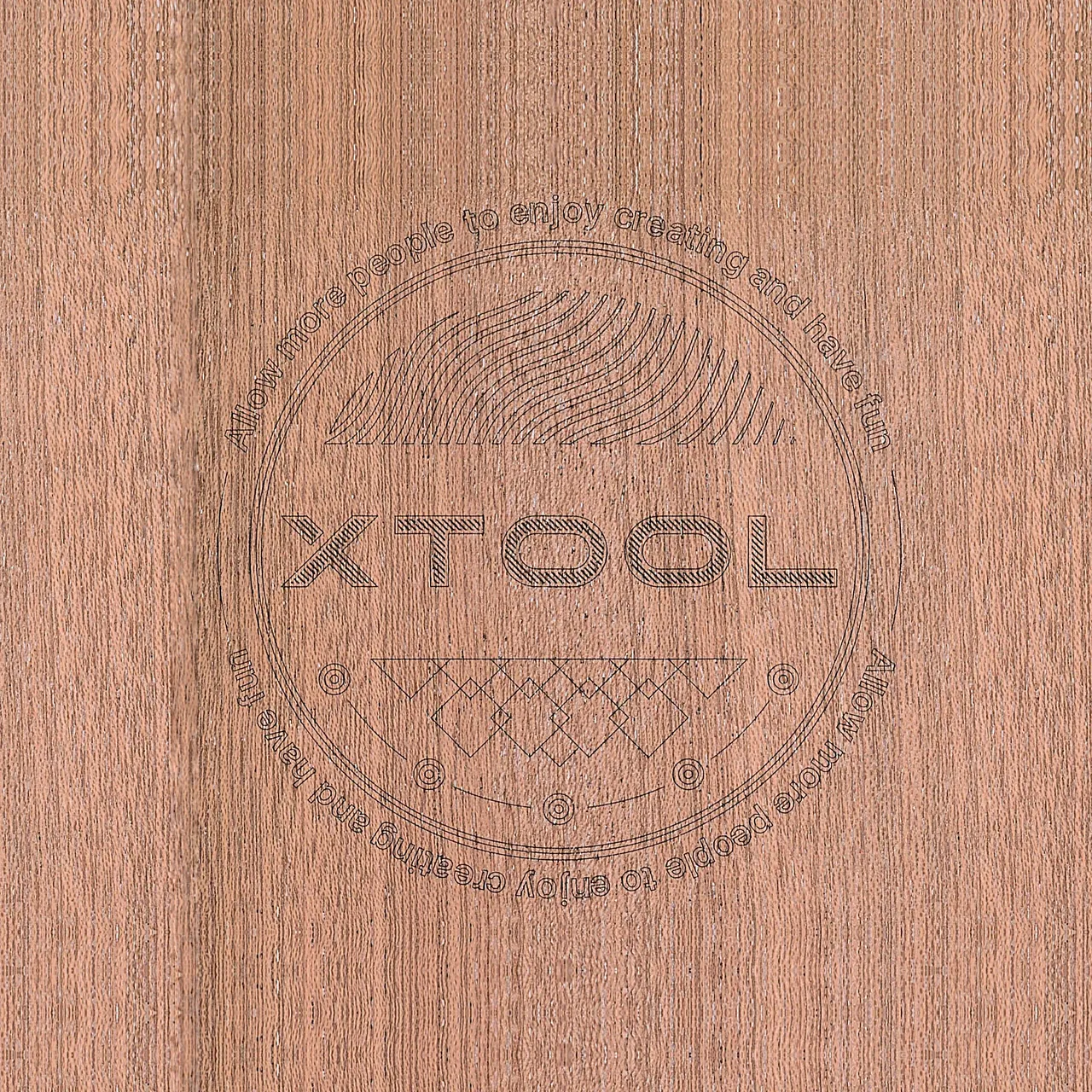 1/8"(3mm) Sapele Plywood test grid