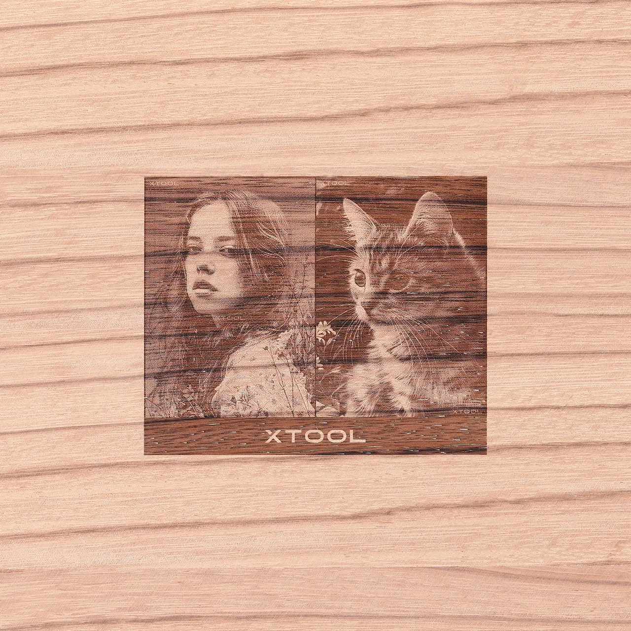 1/8"(3mm) Red Rose Plywood test grid