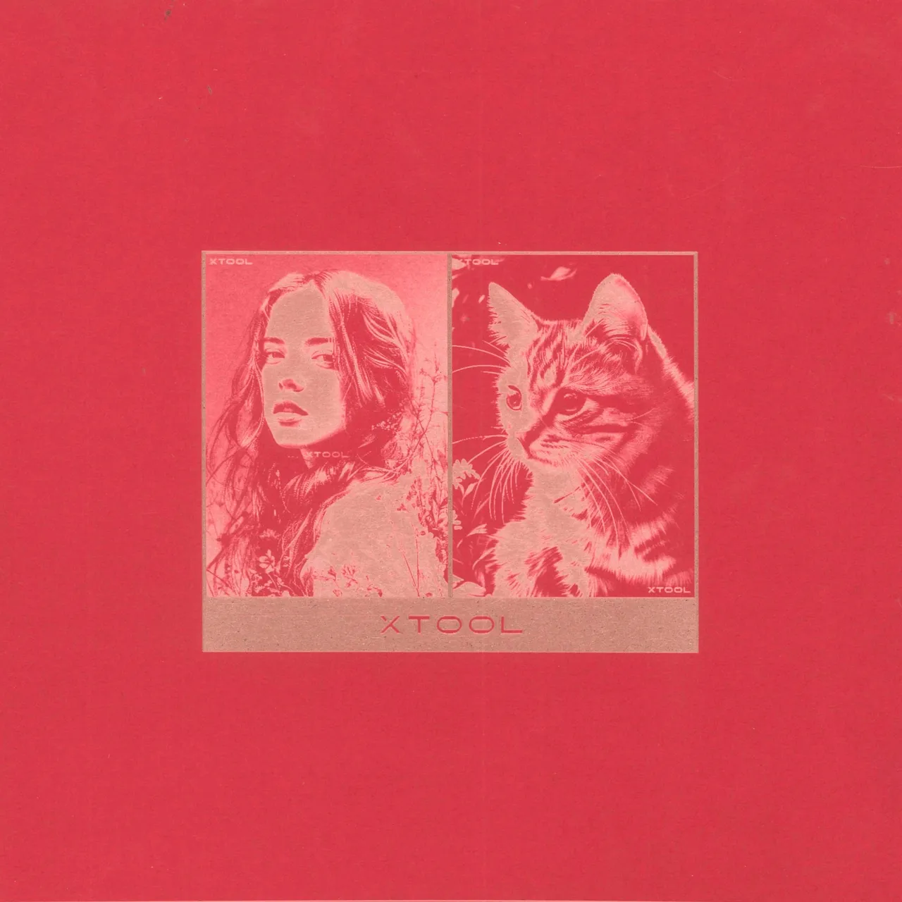 Red Cardstock-9oz(300g) test grid