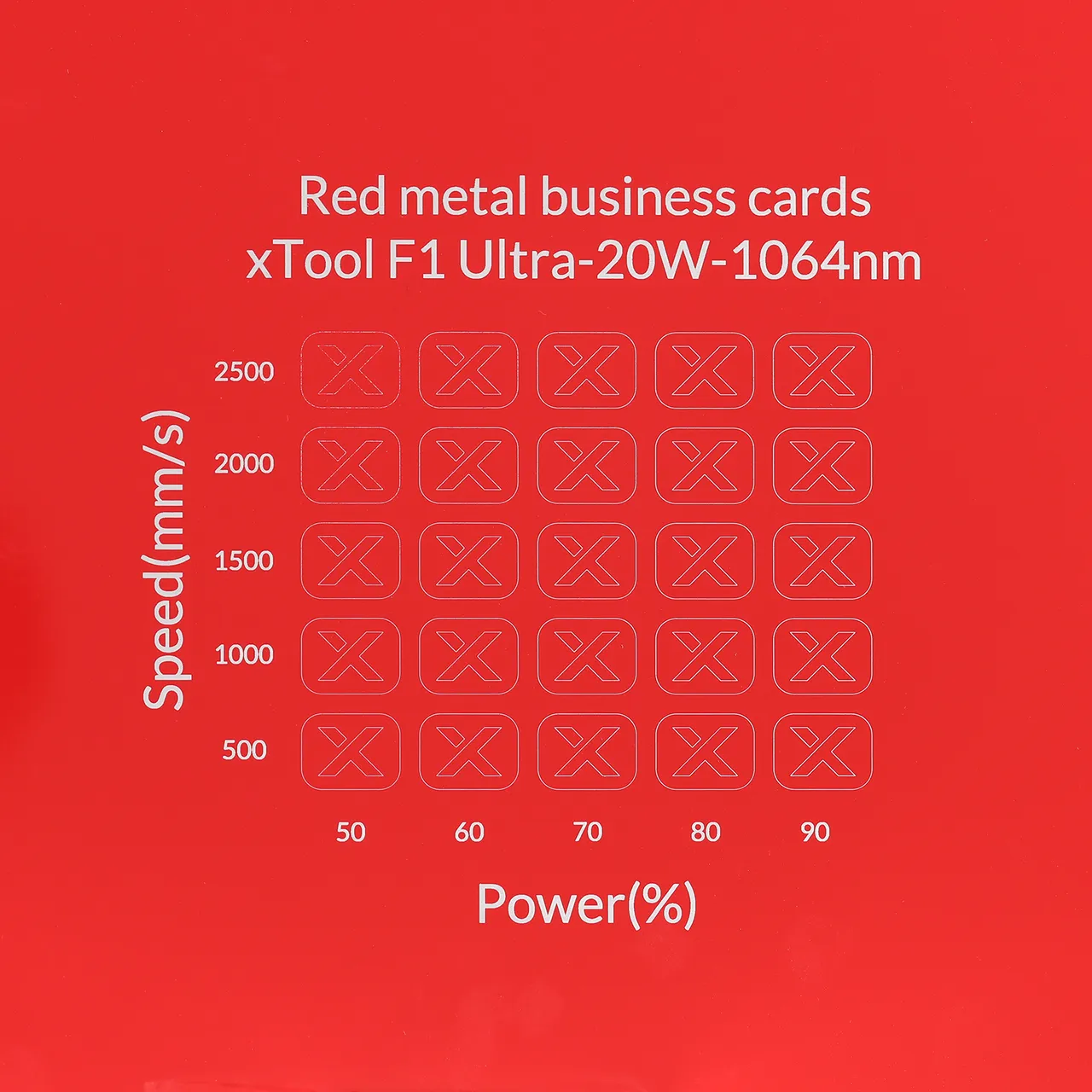 Red Metal Business Card