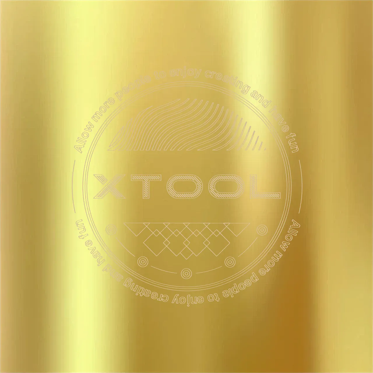 Gold Painted Aluminum Alloy