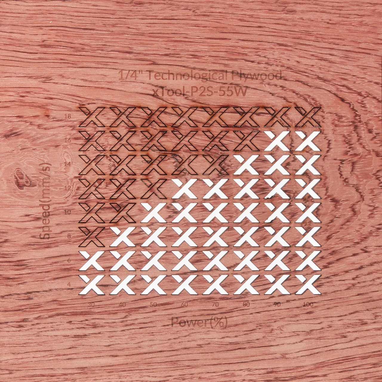 1/4"(6mm) Technological Plywood test grid