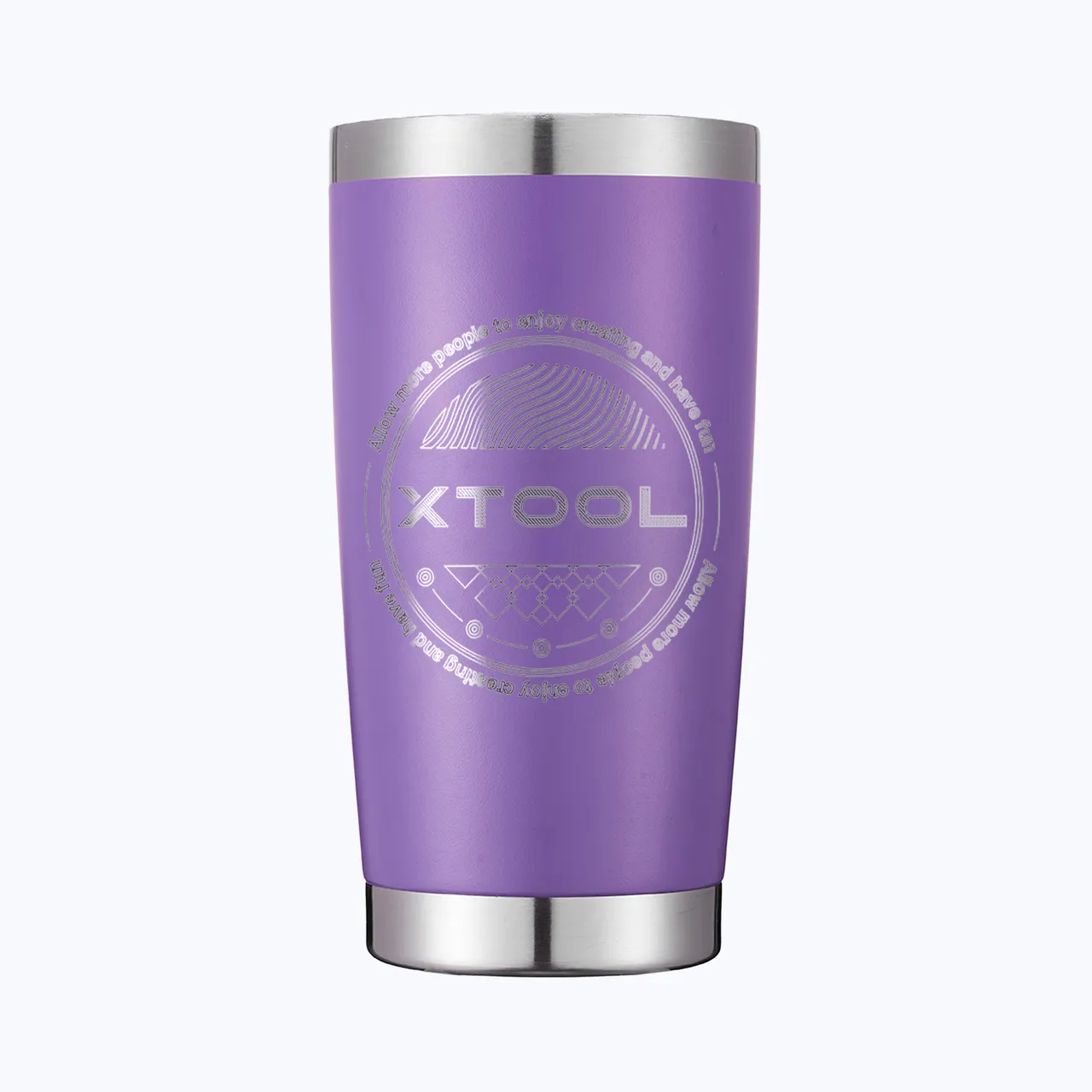 20oz(600ml) Peak Purple Coffee Tumbler for Laser Engraving