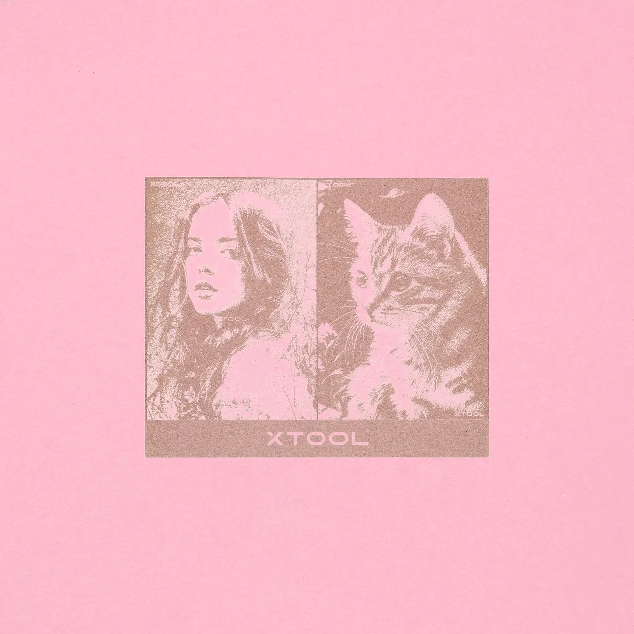 Pink Cardstock-9oz(300g) test grid