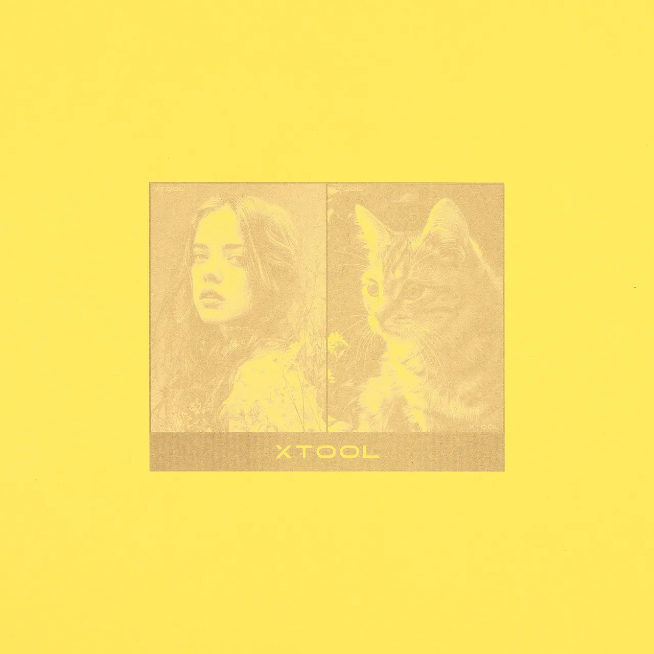 Lemon Yellow Cardstock-9oz(300g) test grid