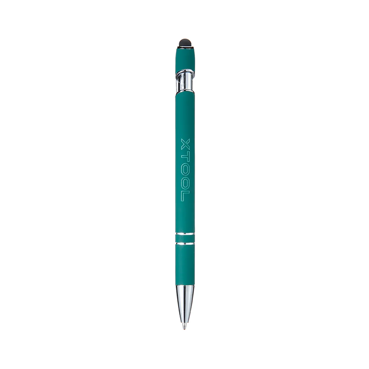 Dark Green Ballpoint Pens with Stylus test grid