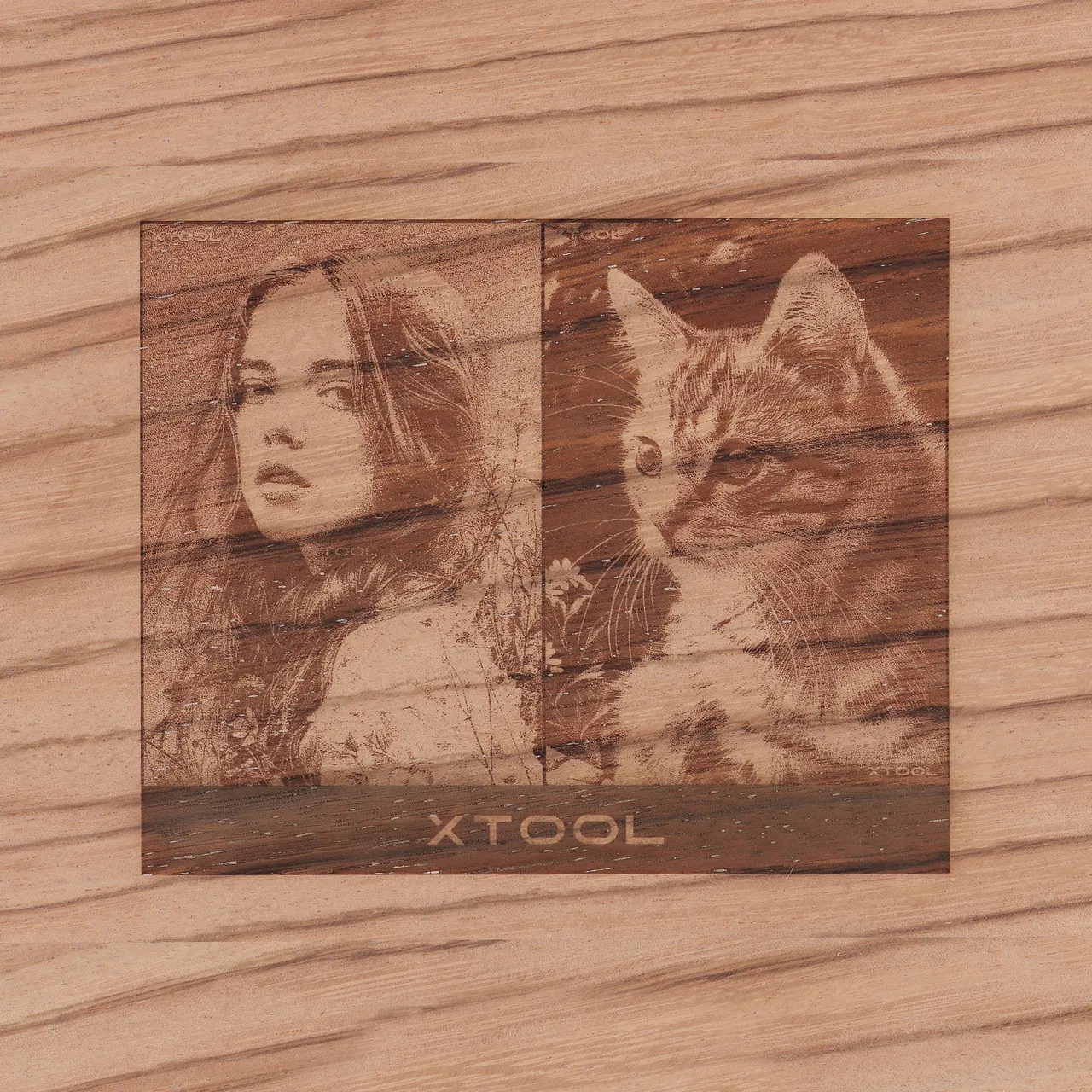 1/8"(3mm) Red Rose Plywood test grid