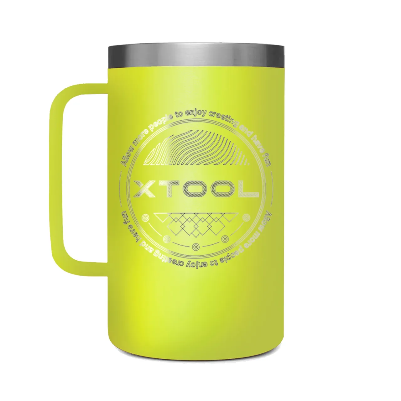 24oz(710ml) Chartreuse Tumbler with Handle