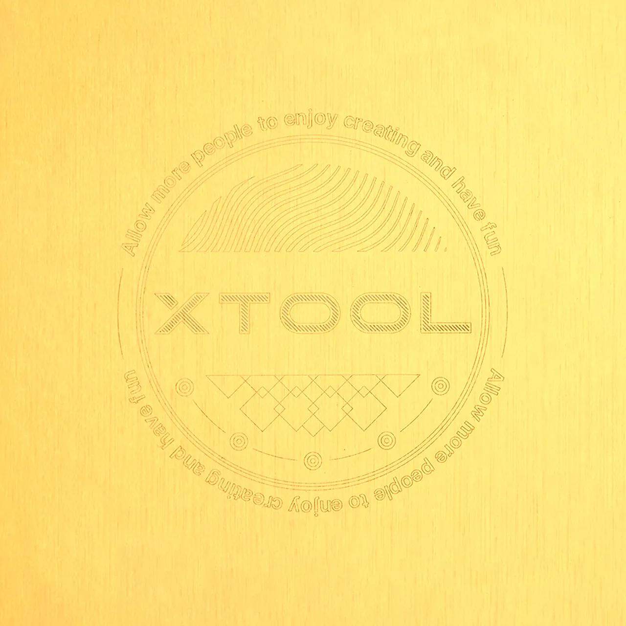Gold Metal Business Card test grid