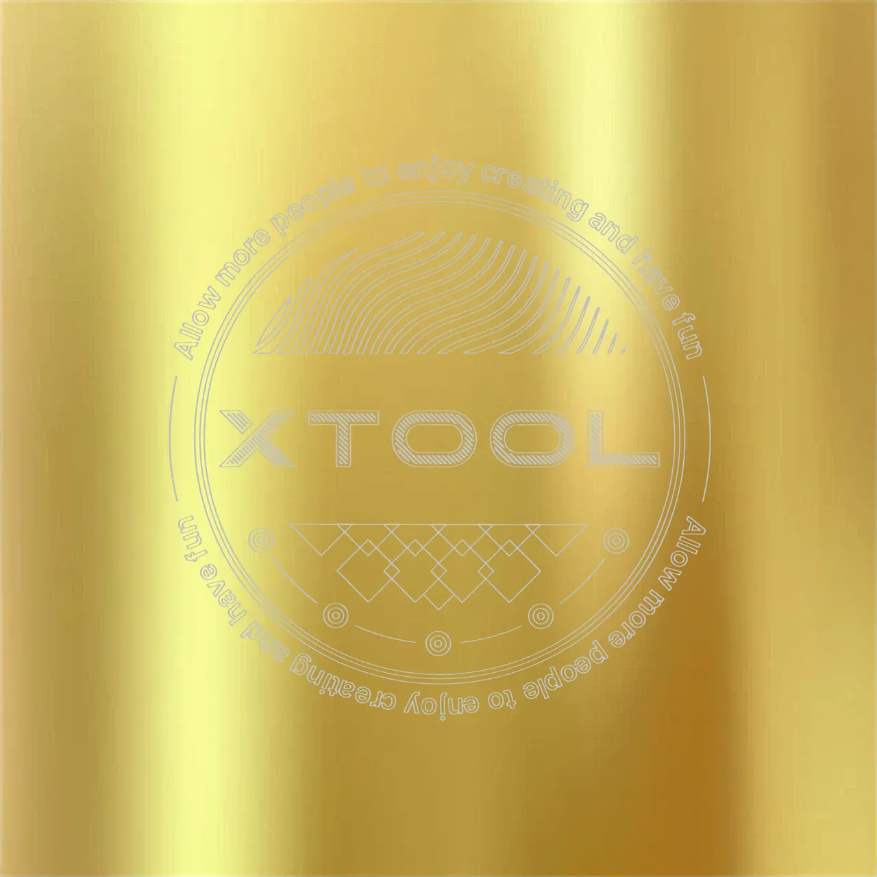 Gold Painted Aluminum Alloy test grid