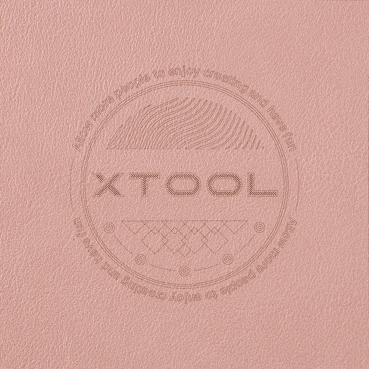 PU Leather Corner Bookmarks_Heart Pale Pink test grid